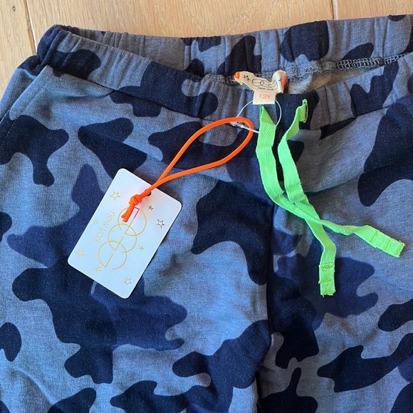 Size 12 EGG New York Chase Sweat Pant in Navy/blue Camouflage. - Picture 2 of 4